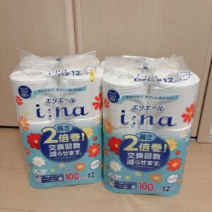 私の家のトイレットペーパーの備蓄量
