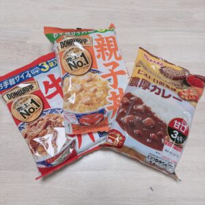 我が家のレトルト食品の備蓄状況