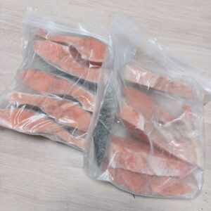 我が家の冷凍食品の備蓄状況（鮭）
